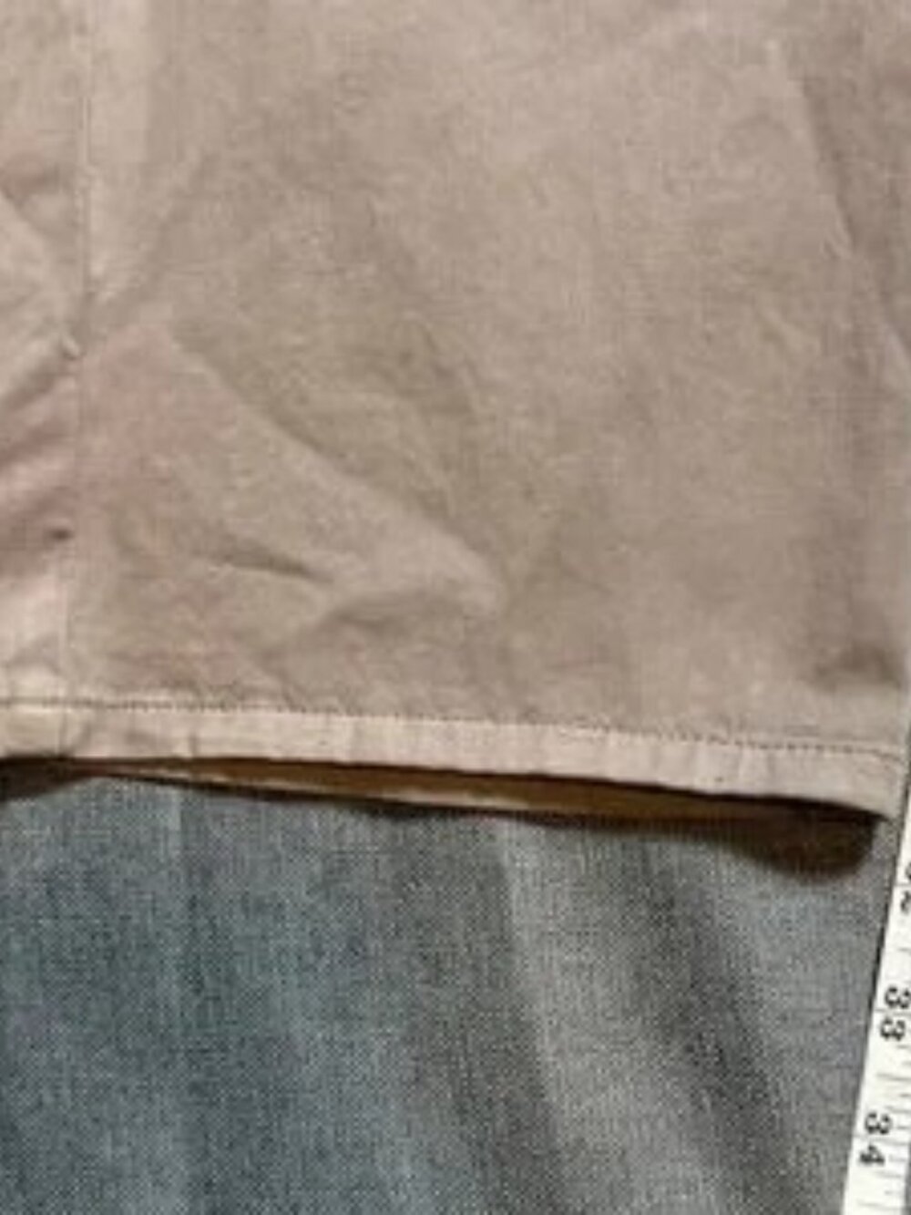 Cream Straight Chino Pants Men's - Picture 4 of 6